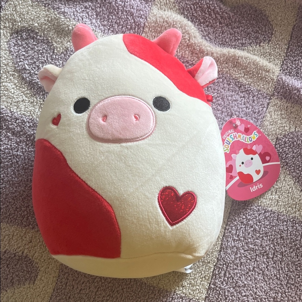 2026 Valentine’s Day Squishmallow Idris Cow Plush